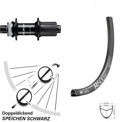 Dt-swiss 28 Zoll Hinterrad Rennrad/Gravel DT Swiss 500 DB Shimano FH-R7070