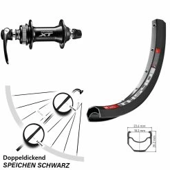 Dt-swiss DT Swiss TK 540 D Vorderrad 28, 29 Zoll Shimano XT Centerlock
