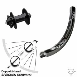 Exal DC 19 Scheibenbrems-Vorderrad 28-29 Zoll Mit Formula DC91-V2