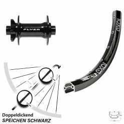 29 Zoll Vorderrad Formula DC-711 Boost Exal DC 19 6-Loch