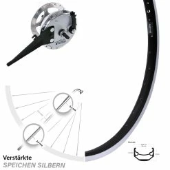 26 Zoll Vorderrad Ryde Andra 40 Sturmey Archer Mit Trommelbremse