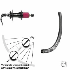 Dt-swiss Gravel-Laufrad DT Swiss R 470 28 Zoll Novatec D792SB 6-Loch