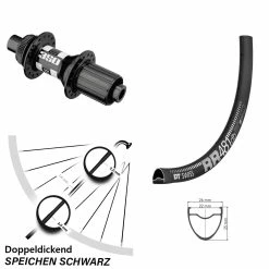 Dt-swiss DT Swiss 350 Und RR 481 DB Laufrad 27,5 Zoll