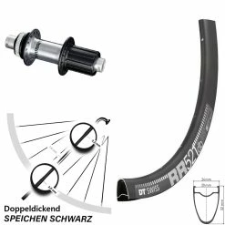 Dt-swiss Hinterrad 28 Zoll DT Swiss RR 521 DB Mit Shimano FH-RS770 Centerlock