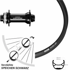 Vorderrad 28 Zoll Ryde Andra 321 Shimano HB-M6010