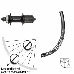 Dt-swiss Hinterrad Gravel DT Swiss G 540 Shimano FH-UR600