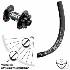 Dt-swiss DT Swiss H 522 Vorderrad 29 Zoll Mit Hybrid Nabe