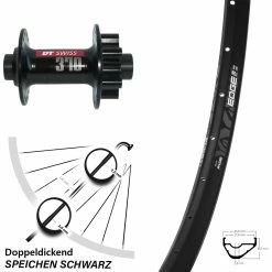 Ryde Edge M22 Vorderrad 29 Zoll Mit DT Swiss 370 6-Loch Nabe
