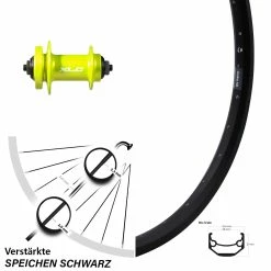 24 Zoll Vorderrad XLC Evo Grün Ryde Andra 40 Disc