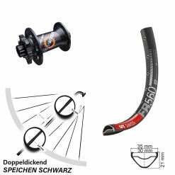 Dt-swiss 26 Zoll Vorderrad DT Swiss 350 Und FR 560