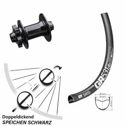 Dt-swiss DT Swiss GR 531 Vorderrad 28 Zoll Mit Formula DHDC-71 Nabe 15 Mm Gravel