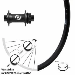 Vorderrad 26 Zoll Ryde Andra 40 Disc Formula CL-71 Steckachse 15 Mm