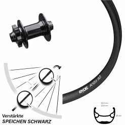 Vorderrad 29 Zoll Ryde Andra 321 Disc Formula Nabe 15x100 Mm