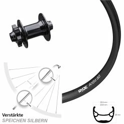Vorderrad 28 Zoll Ryde Andra 321 Disc Formula DHDC-71