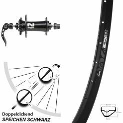 29 Zoll Vorderrad Novatec D791SB Ryde Edge M22 OS