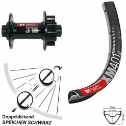 Dt-swiss 29 Zoll Vorderrad XM 401 Mit DT Swiss 370 Nabe 15x100 Mm