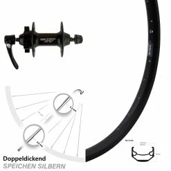 Ryde Andra 40 Vorderrad 28/29 Zoll Mit Shimano XT 6-Loch