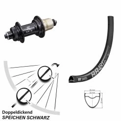 Dt-swiss DT Swiss RR 481 DB Hinterrad 28 Zoll Mit Nabe KX-G Schnellspanner Sram XD-R 12-fach