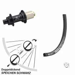 Dt-swiss 28 Zoll Laufrad DT Swiss RR 421 DB Mit KX-G Steckachse 12x142 Mm 11-fach Nabe
