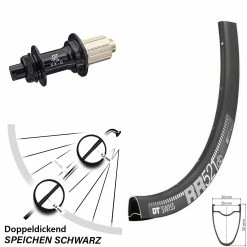 Dt-swiss DT Swiss RR 521 DB Hinterrad 28 Zoll Nabe KX-G Steckachse 12x142 Mm 11-fach