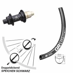 Dt-swiss DT Swiss GR 531 DB Gravel Hinterrad 28/29 Zoll Centerlock Nabe
