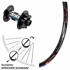 DRC Zzyzx Disc Vorderrad 26 Zoll Mit DT Swiss 350 Hybrid VR Nabe 15/100
