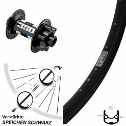 28 Und 29 Zoll Vorderrad Ryde Andra 30 Disc Mit DT Swiss 350 Hybrid VR Nabe