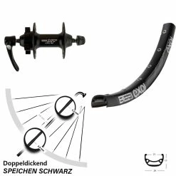 Shimano Deore XT Exal BE 21 Vorderrad 29 Zoll 6-Loch