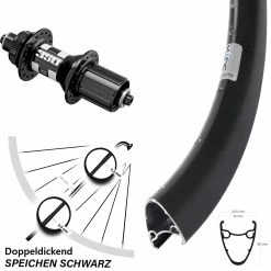 Hinterrad 28 Zoll DT Swiss 350 Road Centerlock Mit Ryde Dutch 19 Schnellspanner