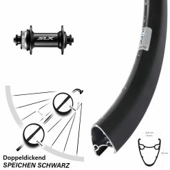 28 Zoll Vorderrad Ryde Dutch 19 Disc Deore SLX Centerlock