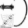 Mach1 26 Zoll Vorderrad Shimano Deore HB-M618 Mach 1 Magma Centerlock -für Gravelbike Verkaufsladen 8248470