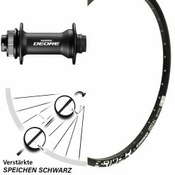 Mach1 26 Zoll Vorderrad Shimano Deore HB-M618 Mach 1 Magma Centerlock