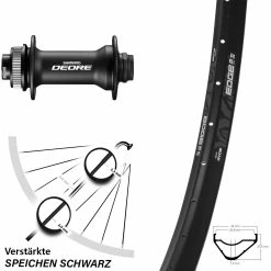 Shimano Deore HB-M618 Ryde Edge M30 OS Vorderrad 29 Zoll Steckachse 15x100 Mm