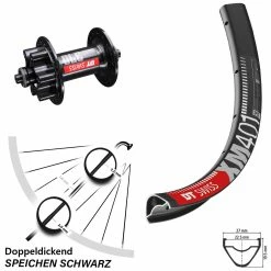 Dt-swiss 29 Zoll Vorderrad XM 401 Mit DT Swiss 370 Nabe 5/100 Mm