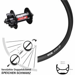28-29 Zoll Vorderrad DT Swiss 370 Ryde Andra 321 6-Loch