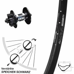 29 Zoll Vorderrad DT Swiss 350 Hybrid 6-loch Schnellspanner Ryde Edge M30 OS