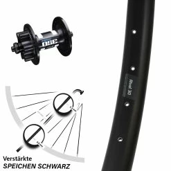 29 Zoll Vorderrad DT Swiss 350 Hybrid 6-loch Schnellspanner Ryde Rival 30