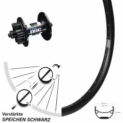29 Zoll Vorderrad Ryde Andra 29 Mit DT Swiss 350 Hybrid Nabe 5/100 Mm