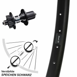 27,5 Zoll Hinterrad Ryde Rival 30 Disc DT Swiss 350 Hybrid 5/135 Mm