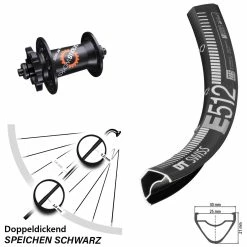 Dt-swiss Vorderrad 29 Zoll DT Swiss E 512 Und 350 Schnellspanner