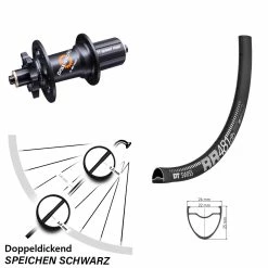 Dt-swiss Hinterrad RR 481 DT Swiss 350 Schnellspanner 5/135 Mm 11-fach 28 Zoll