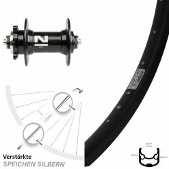 26 Zoll Laufrad Novatec D041 Ryde Andra 30 Disc ür 6-Loch
