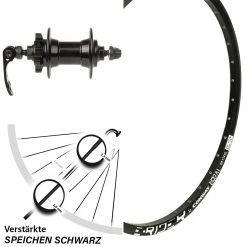 Mach1 26 Zoll Vorderrad Mach 1 Magma Mit Novatec Nabe 5/100 Mm