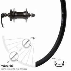 Ryde Andra 40 Disc Vorderrad 28-29 Zoll Mit Novatec Nabe 5/100 Mm