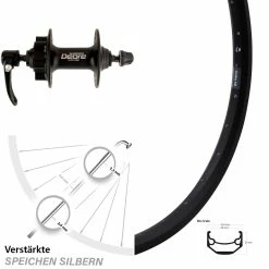 28-29 Zoll Vorderrad Ryde Andra 40 Disc Shimano Deore HB-M525