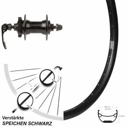 29 Zoll Vorderrad Ryde Andra 29 Mit Novatec Nabe 6-Loch 5/100 Mm