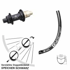Dt-swiss DT Swiss G540 Hinterrad 28/29 Zoll KX-G Sram XDR