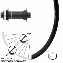 29 Zoll Boost Vorderrad Ryde Andra 40 Disc Shimano HB-MT410-B 15x110 Mm