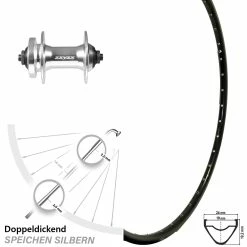 Mach1 Formula DC-21 Mach 1 ER 20 Laufrad 28 Zoll Für 6-Loch Schnellspanner 5/100 Mm