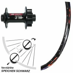 26 Zoll Vorderrad DRC ZZYZX 28-559 Steckachse 15x100 Mm DT Swiss 370 6-Loch